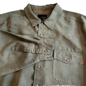 OObe Shirt Men's‎ Sz XL Green Dadcore Business Classic Gorpcore Work Dress Shirt